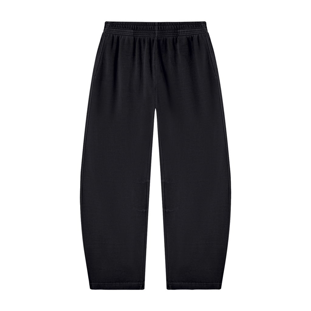 Unisex Vintage Washed Barrel Leg Sweatpants
