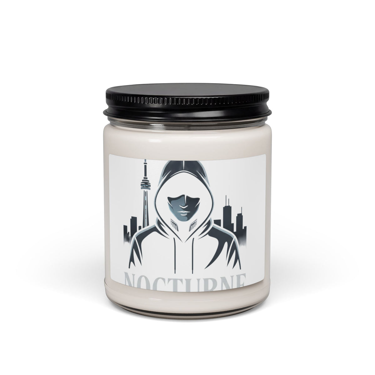 Nocturne Hoodie Candle — 9oz Scented Soy Candle with Urban Nightlife Vibe