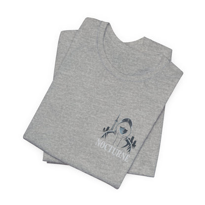 Nocturne Shark Graphic Tee — Minimal Pocket Design