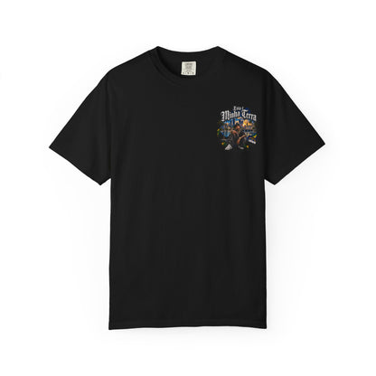 Graphic T-Shirt — "Esta é Minha Terra" Urban Cityscape Design