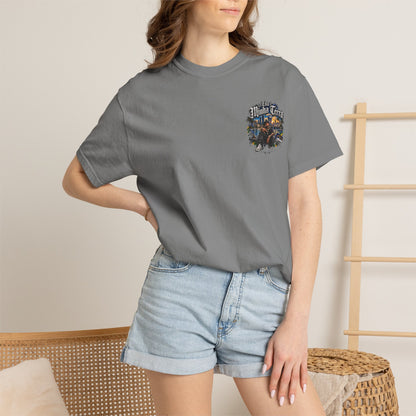 Graphic T-Shirt — "Esta é Minha Terra" Urban Cityscape Design