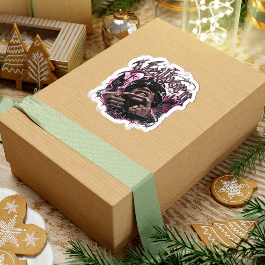 Veilborn Studio Sticker — Urban Rap Graphic Kiss-Cut Sticker