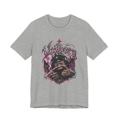 Hellborn Graphic Tee – Gothic Rap Skull Band Shirt