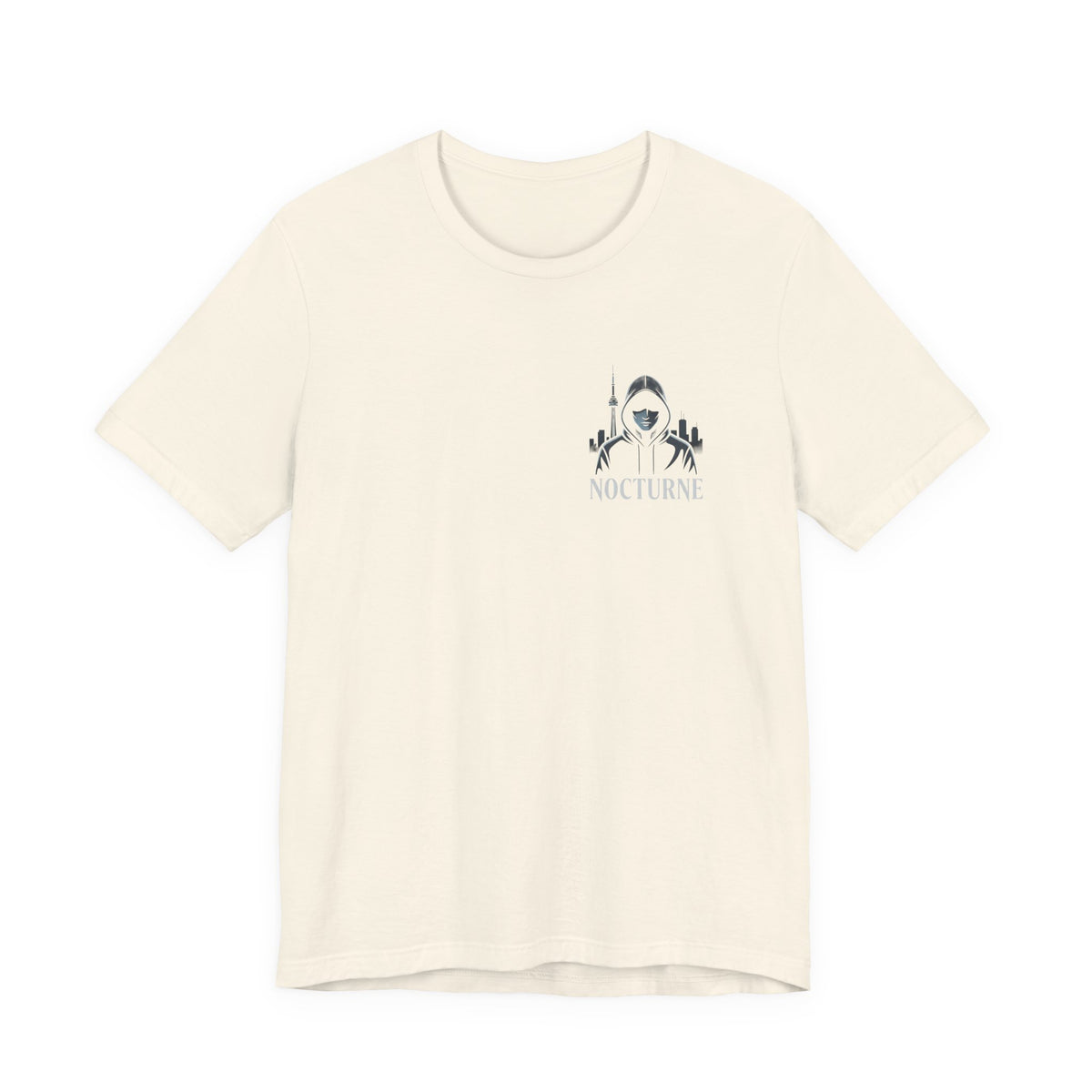 Nocturne Shark Graphic Tee — Minimal Pocket Design