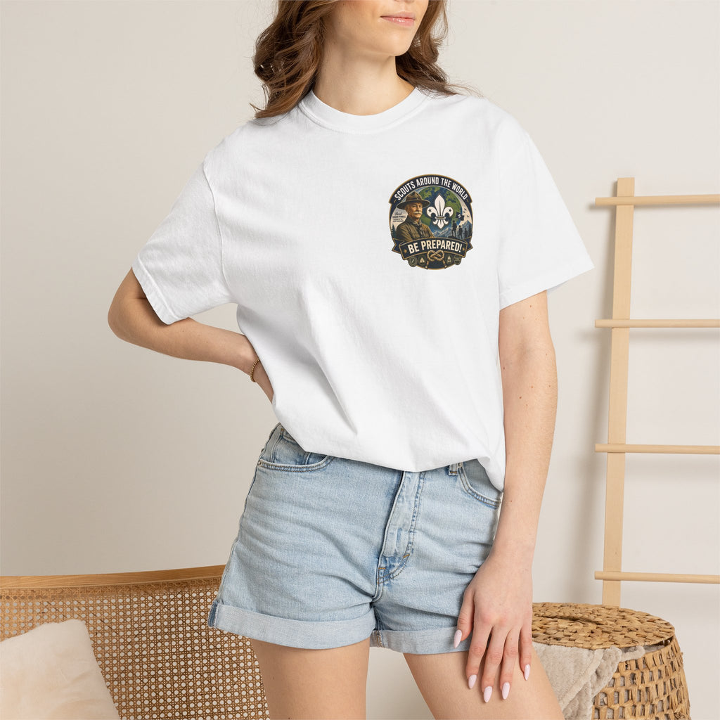 Scouts Around the World T-Shirt — Be Prepared Outdoor Camping Tee
