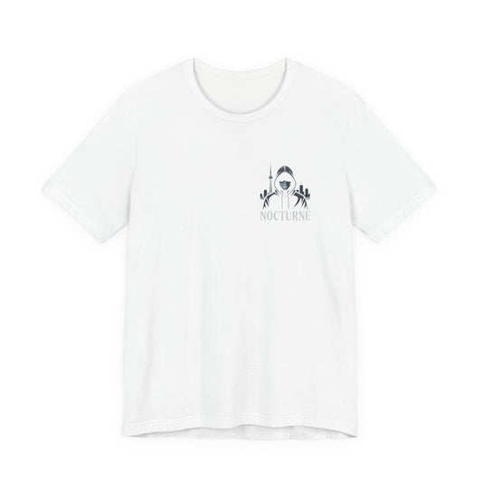 Nocturne Shark Graphic Tee — Minimal Pocket Design