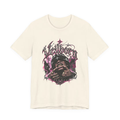 Hellborn Graphic Tee – Gothic Rap Skull Band Shirt