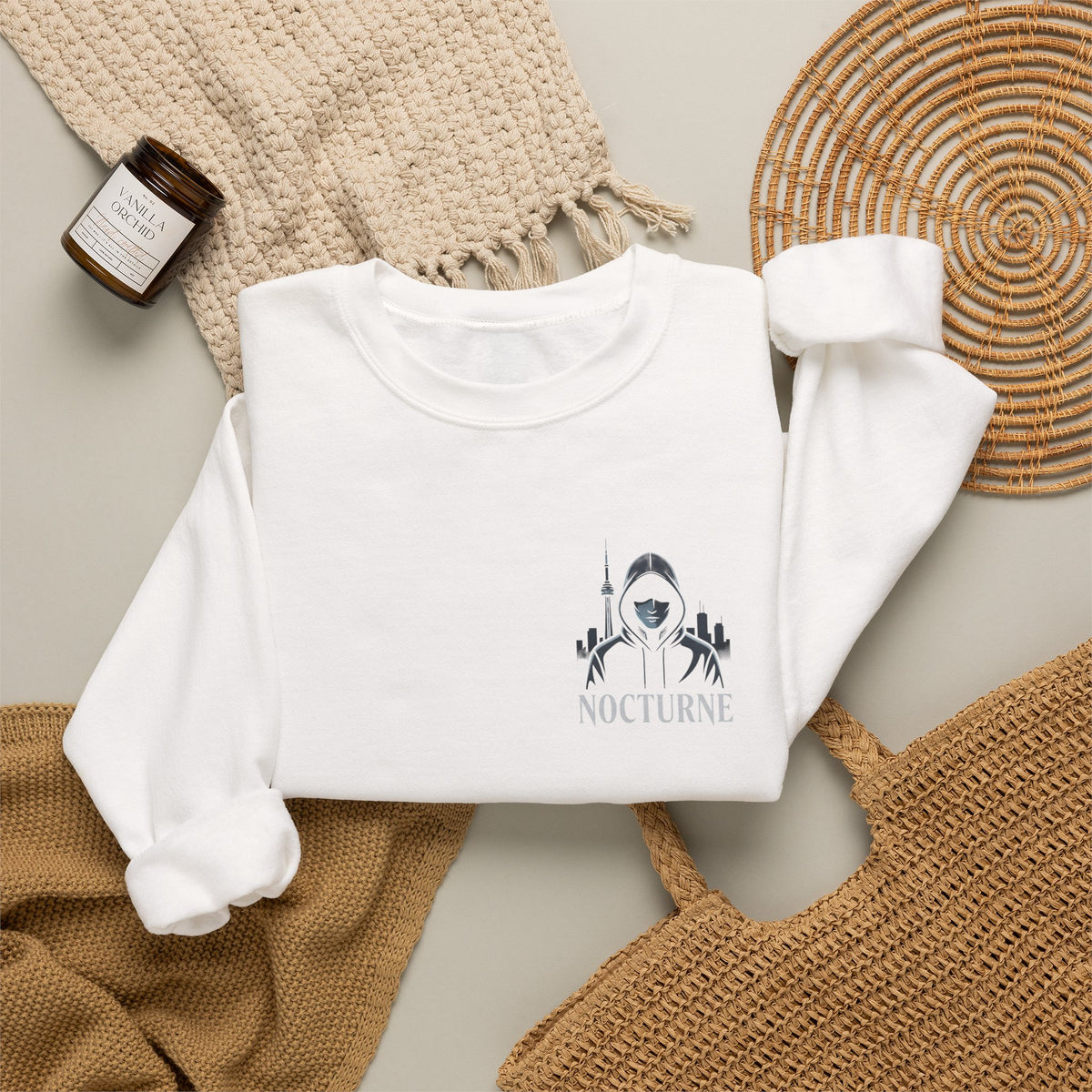 Nocturne Shark Crewneck Sweatshirt