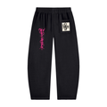 Unisex Vintage Washed Barrel Leg Sweatpants