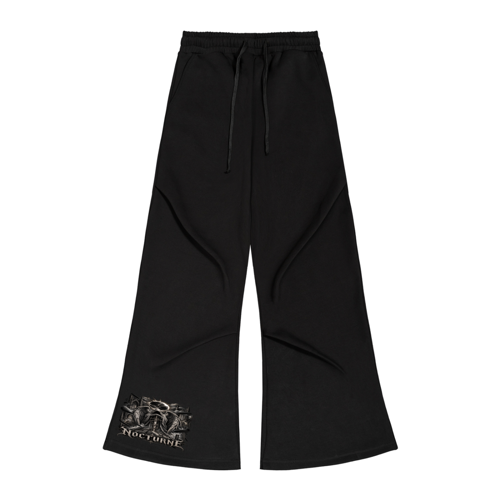 Wide Leg Drawstring Sweatpants