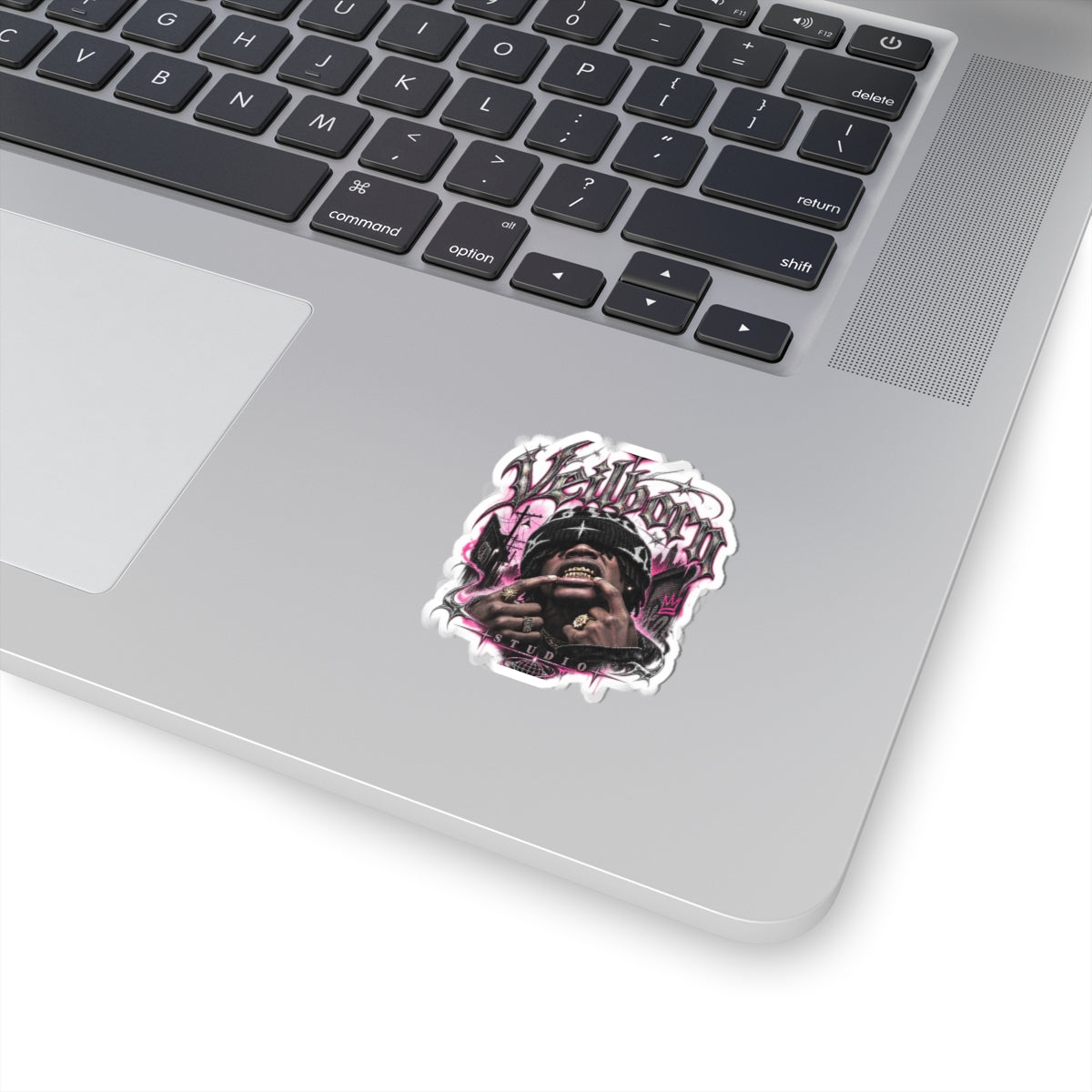 Veilborn Studio Sticker — Urban Rap Graphic Kiss-Cut Sticker