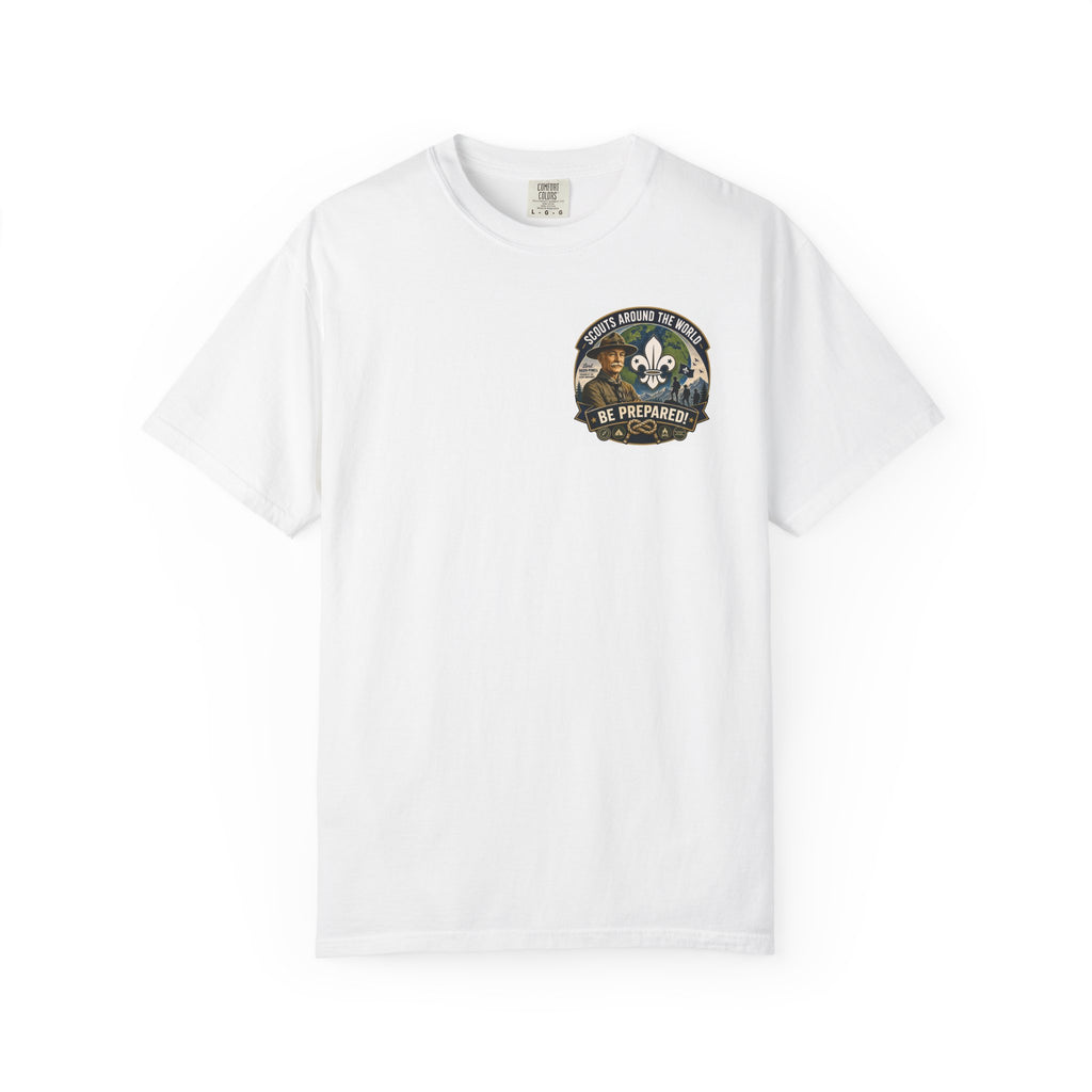 Scouts Around the World T-Shirt — Be Prepared Outdoor Camping Tee