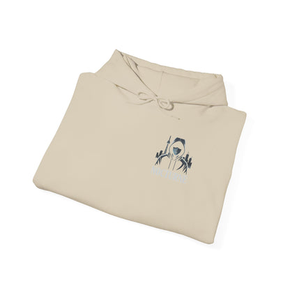 Nocturne Astronaut Hoodie — Minimal Space Graphic Hooded Sweatshirt
