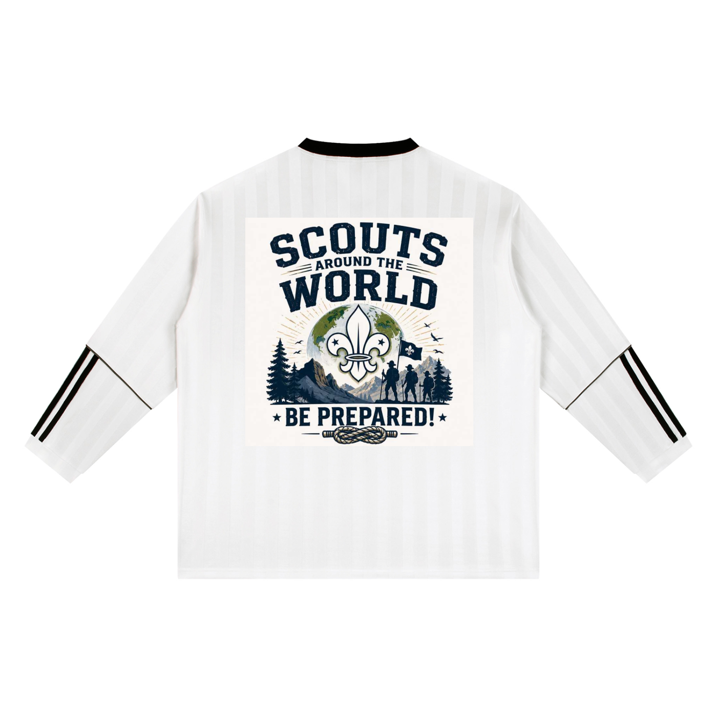 Unisex Striped Soccer Jersey