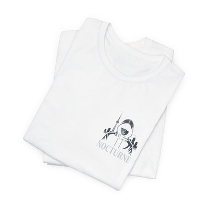 Nocturne Shark Graphic Tee — Minimal Pocket Design