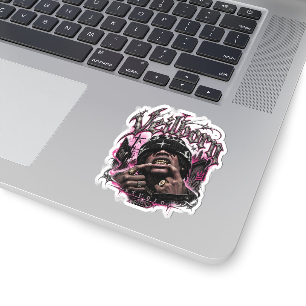 Veilborn Studio Sticker — Urban Rap Graphic Kiss-Cut Sticker
