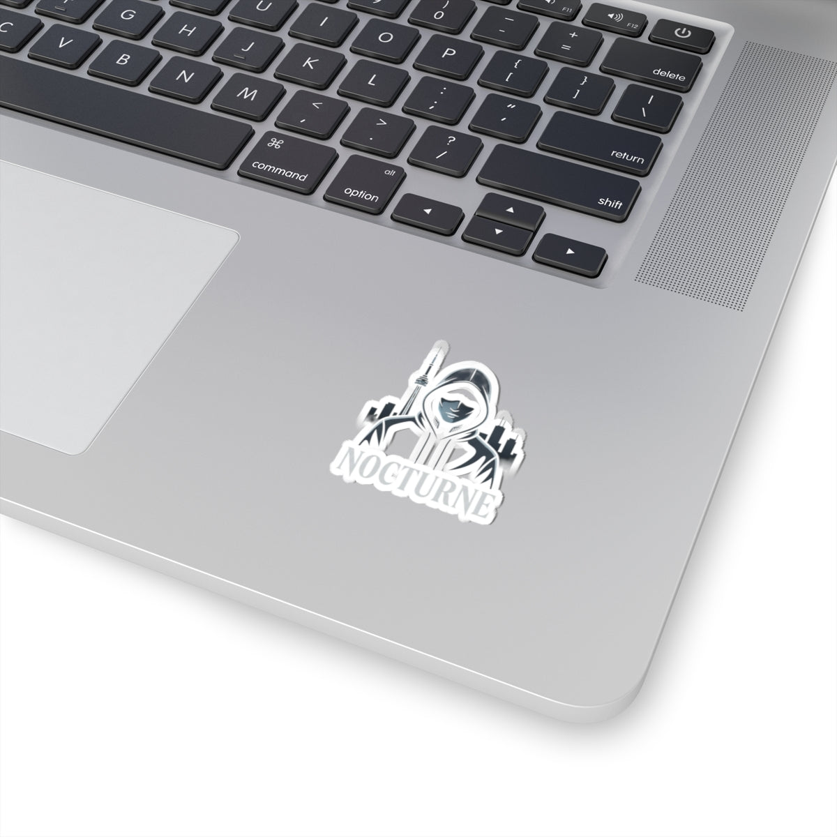 Nocturne Hoodie Sticker — Urban Nightlife Kiss-Cut Sticker for Laptops & Gear