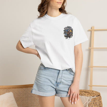Graphic T-Shirt — "Esta é Minha Terra" Urban Cityscape Design