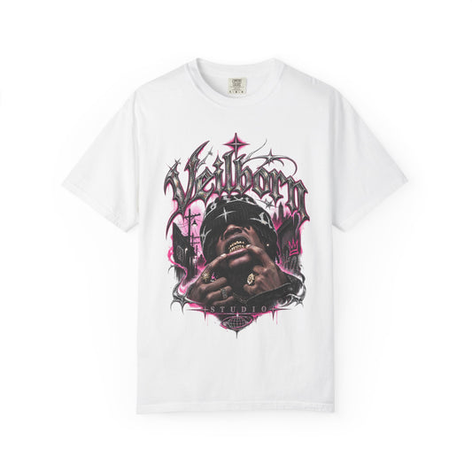 Veilborn Studio Graphic T-Shirt — Gothic Rap Portrait Tee