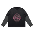 Unisex Vintage Wash Distressed Layer T-Shirt