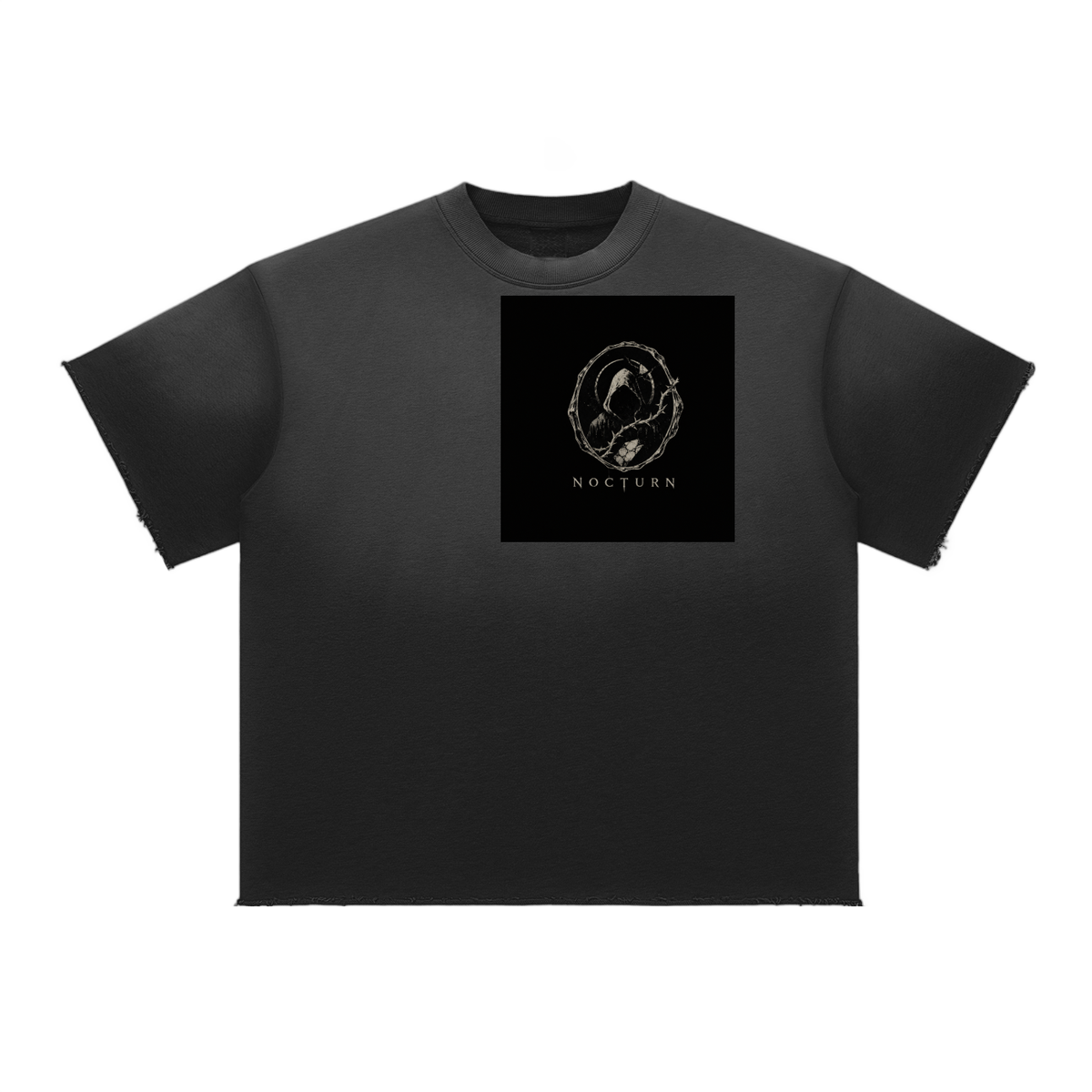 Sun Fade Raw Edge T-Shirt