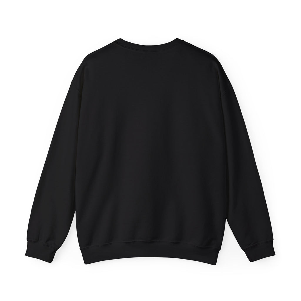 Graphic Crewneck Sweatshirt — Gothic Portrait Design (Black & Pink)
