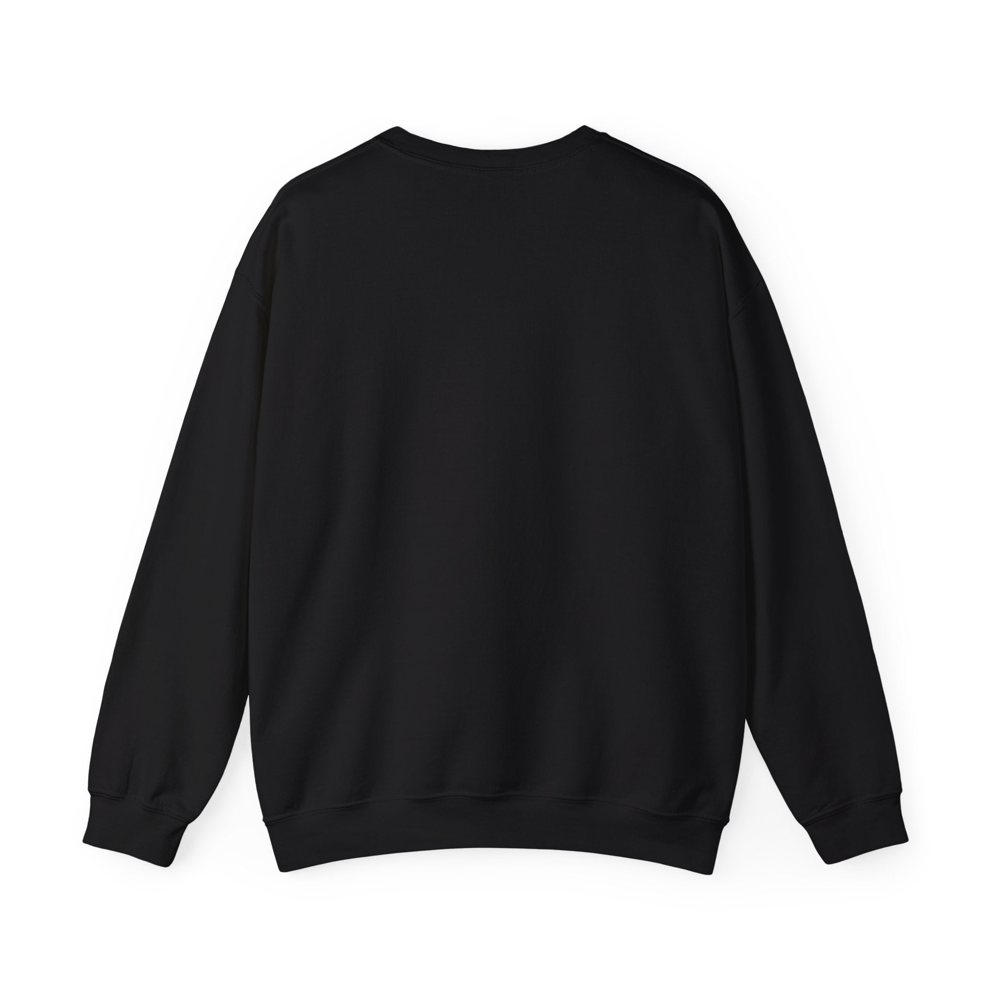 Graphic Crewneck Sweatshirt — Gothic Portrait Design (Black & Pink)