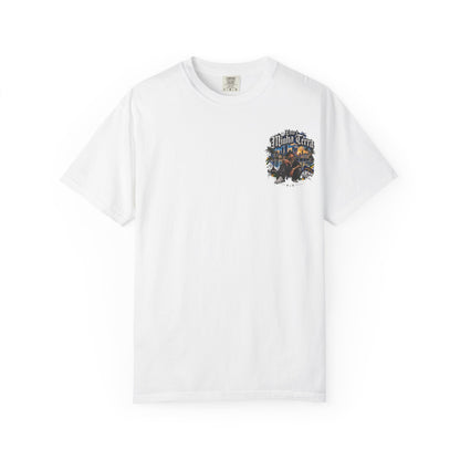 Graphic T-Shirt — "Esta é Minha Terra" Urban Cityscape Design
