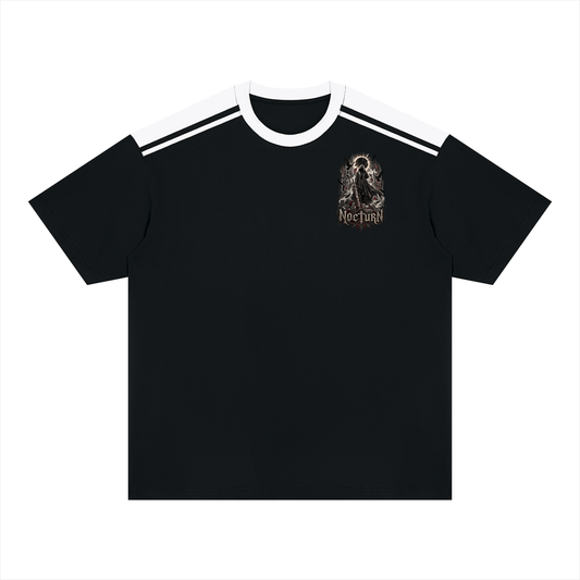 Unisex Color Block Loose T-Shirt