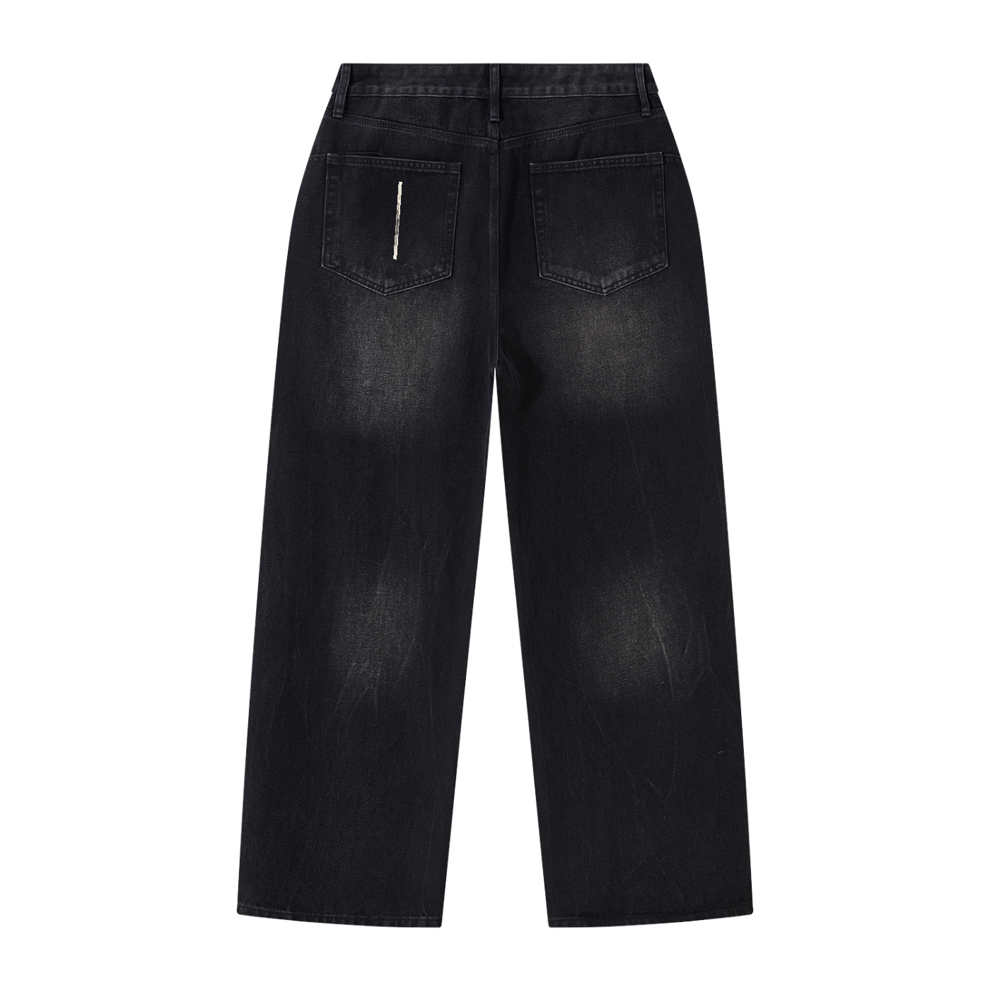 Men's Vintage Wash Wide Leg Jeans