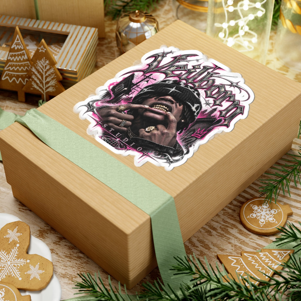 Veilborn Studio Sticker — Urban Rap Graphic Kiss-Cut Sticker