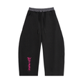 Plaid Waistband Barrel Sweatpants