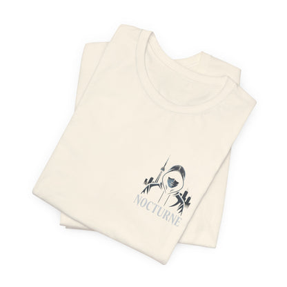 Nocturne Shark Graphic Tee — Minimal Pocket Design