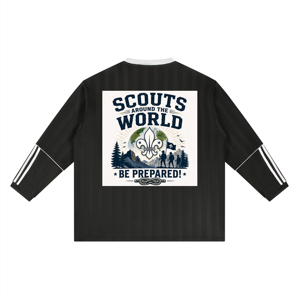 Unisex Striped Soccer Jersey