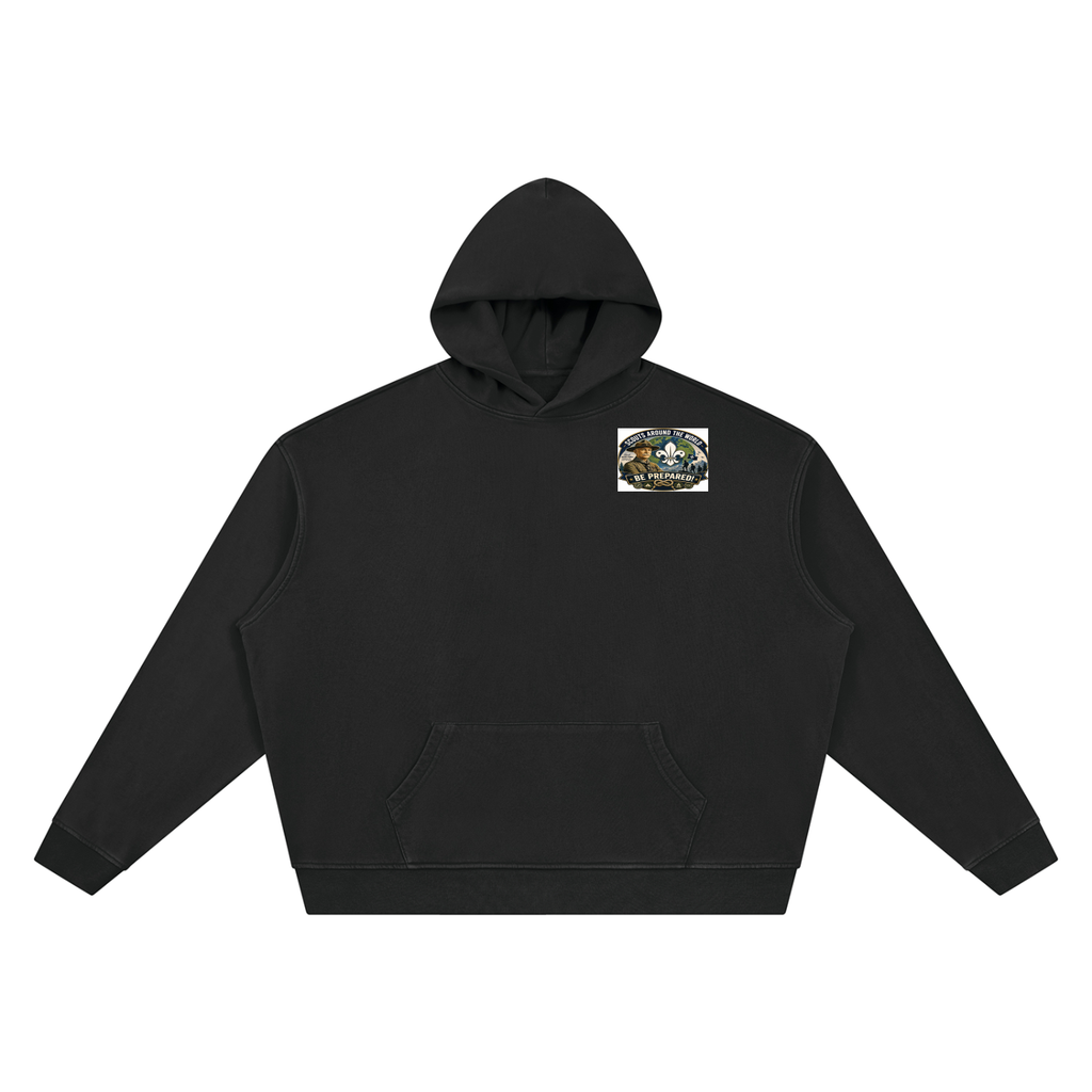 Unisex Vintage Wash Boxy Hoodie