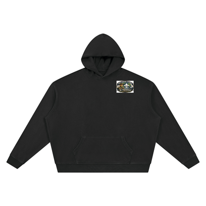 Unisex Vintage Wash Boxy Hoodie