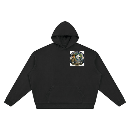Unisex Vintage Wash Boxy Hoodie
