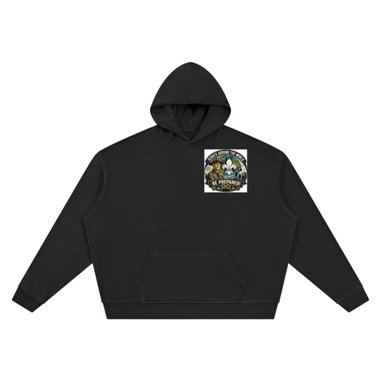 Unisex Vintage Wash Boxy Hoodie