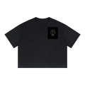 Unisex Boxy Drop Shoulder Crop T-Shirt