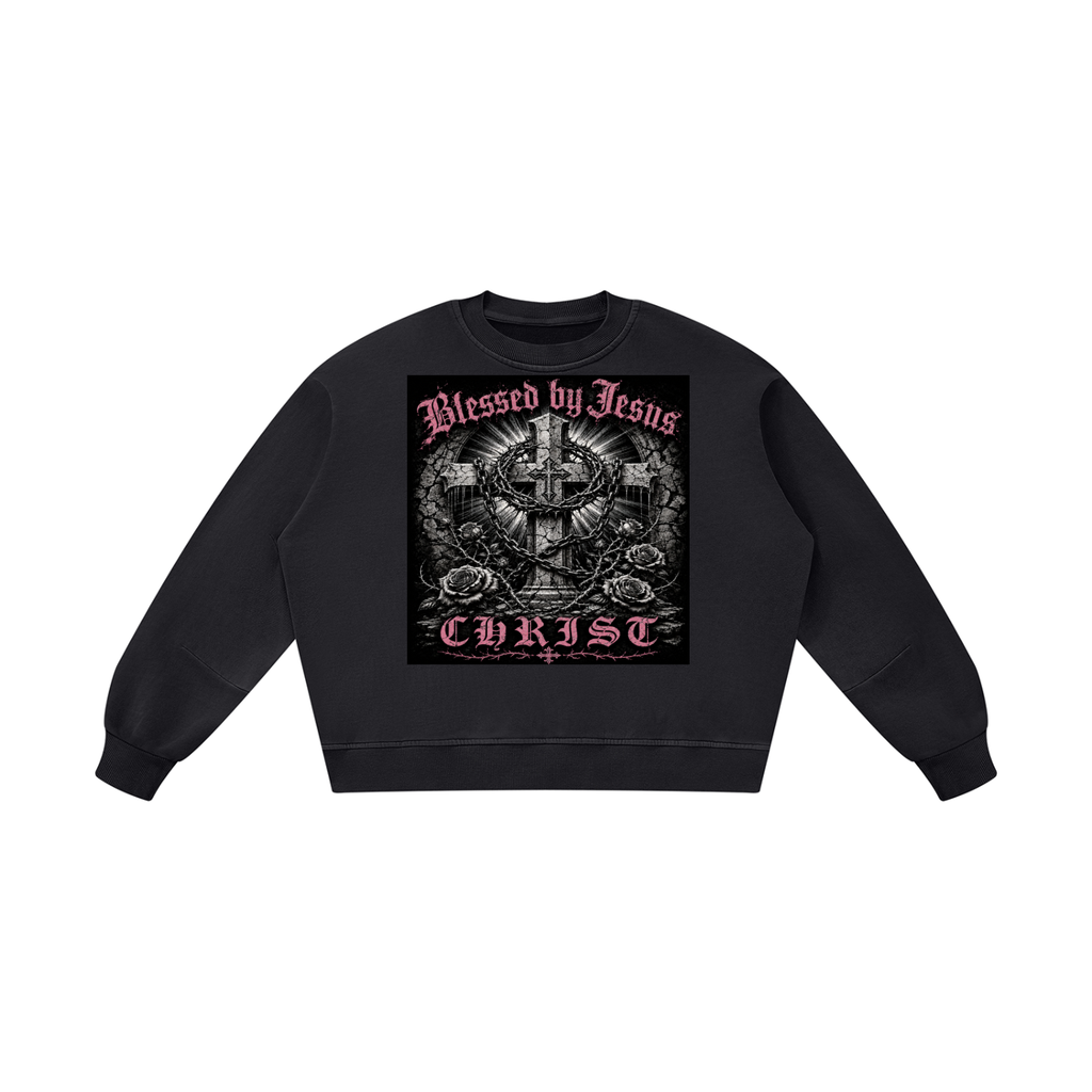 Unisex Boxy Vintage Washed Sweatshirt