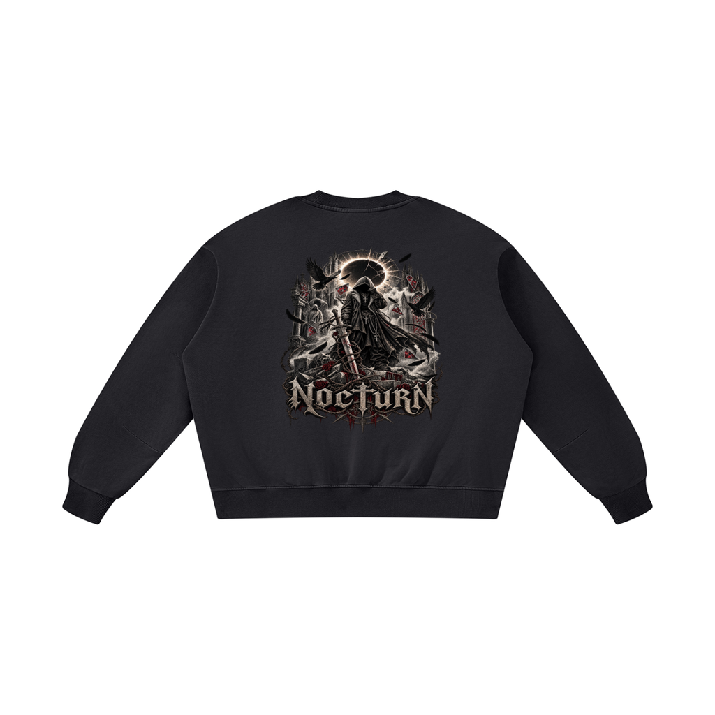 Unisex Boxy Vintage Washed Sweatshirt